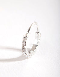 Sterling Silver Multi Diamante Ear Cuff - link has visual effect only