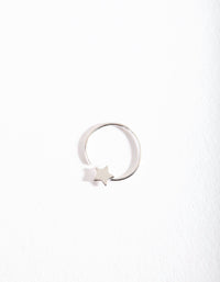 Sterling Silver Star Nose Ring - link has visual effect only