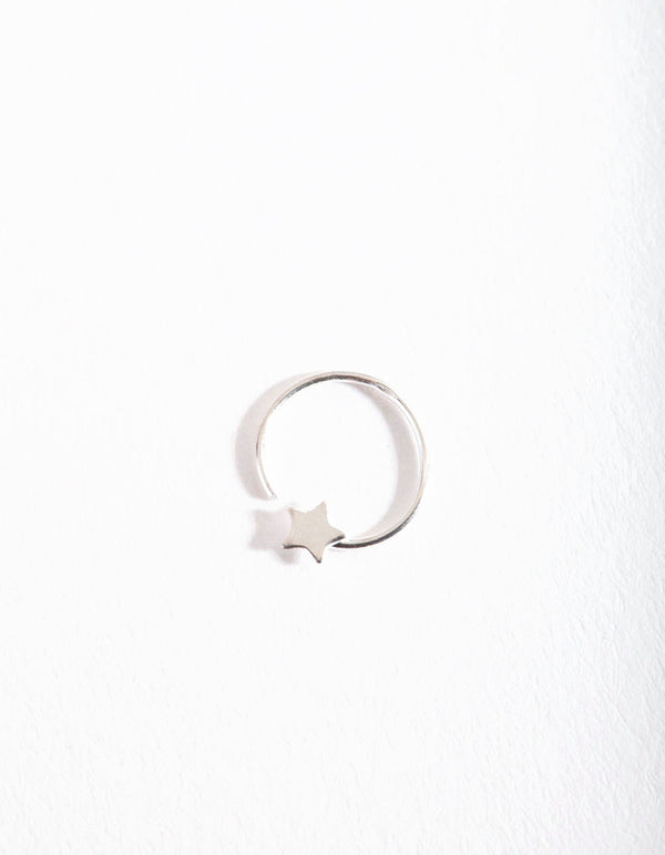 Sterling Silver Star Nose Ring