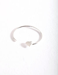 Sterling Silver Heart Nose Ring - link has visual effect only
