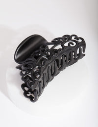 Spinka do włosów Black Swirl Claw - link has visual effect only