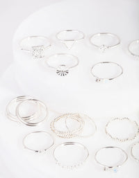 Zilveren Diacut Ring 26-pack - link has visual effect only