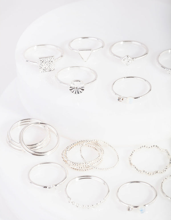 Silver Diacut Ring 26 Pack