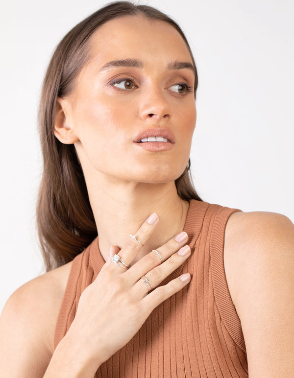 Silver Diacut Ring 26 Pack