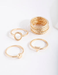 Gold Diacut Ring 11 Pack - link has visual effect only