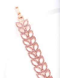 Rose Gold Cupchain Petal Bracelet - link has visual effect only