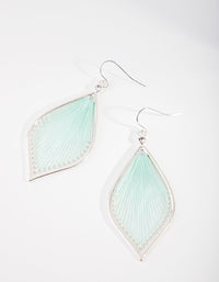 Mint Harp Drop Earrings - link has visual effect only