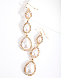Gouden oorbellen met parels - link has visual effect only