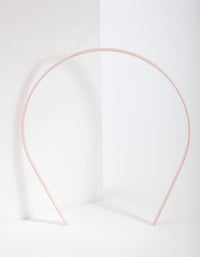 Plastikowa opaska na głowę Pink Alice - link has visual effect only