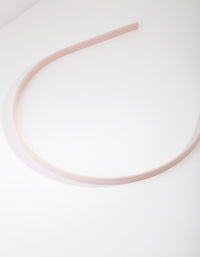 Plastikowa opaska na głowę Pink Alice - link has visual effect only