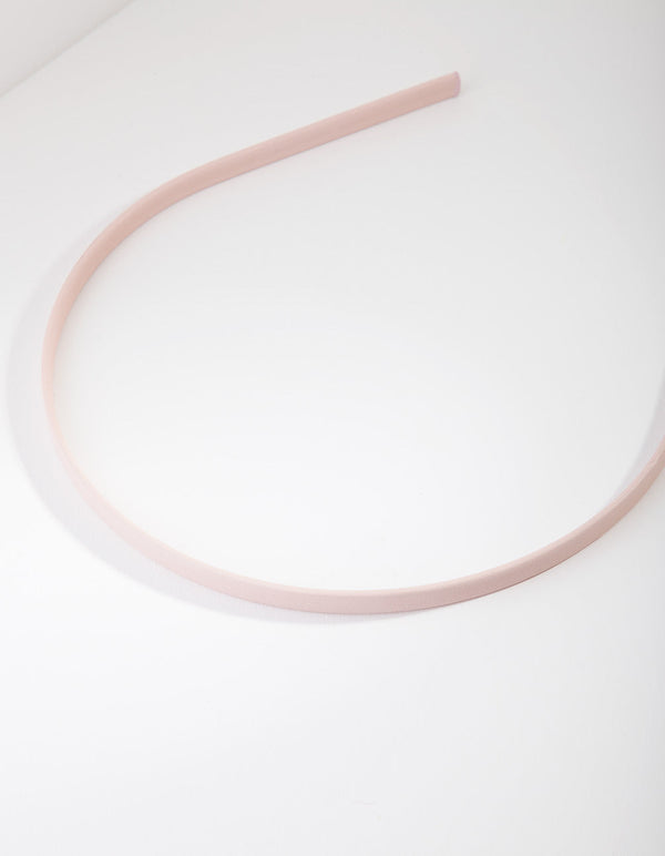 Plastikowa opaska na głowę Pink Alice