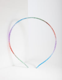 Plastikowa opaska na głowę Rainbow Alicja - link has visual effect only