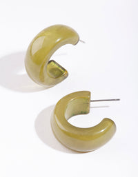 Kolczyki akrylowe Curve Half Hoop - link has visual effect only