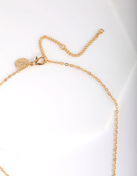 Real Gold Plated Diamante Eye Medallion Necklace - link has visual effect only