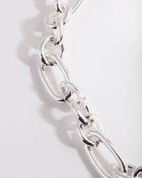 Real Silver Plated Long and Short Chain Necklace - link has visual effect only