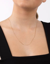 Gold Plated Sterling Silver Snake Chain 60cm Necklace - link has visual effect only