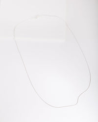 Sterling Silver Fine Snake Chain 60cm Necklace - link has visual effect only