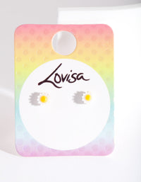 Kids Mini Daisy Earrings - link has visual effect only