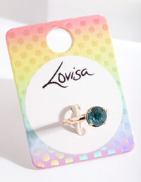 Kids Green Gem Ring - link has visual effect only