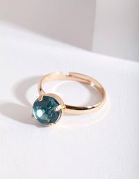 Kids Green Gem Ring - link has visual effect only