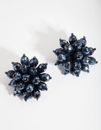 Blue Stud Earrings - link has visual effect only