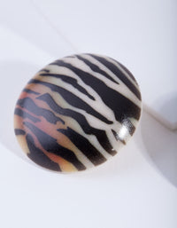 Stripe Ombre Circle Earrings - link has visual effect only