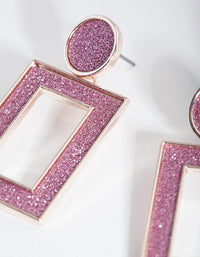 Pink Drop Earrings - link has visual effect only
