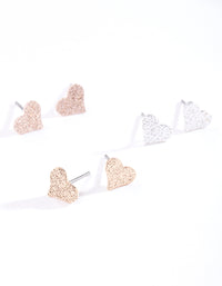 Mixed Metal Earring 3 Pack - link has visual effect only