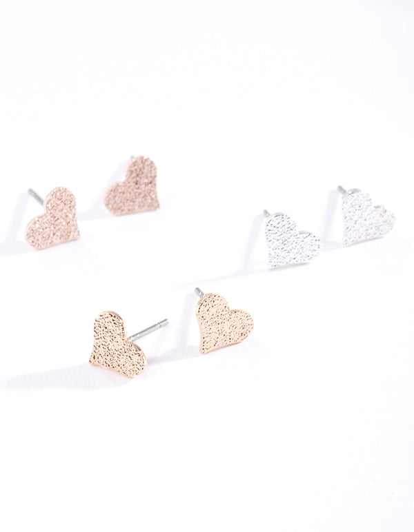 Mixed Metal Earring 3 Pack