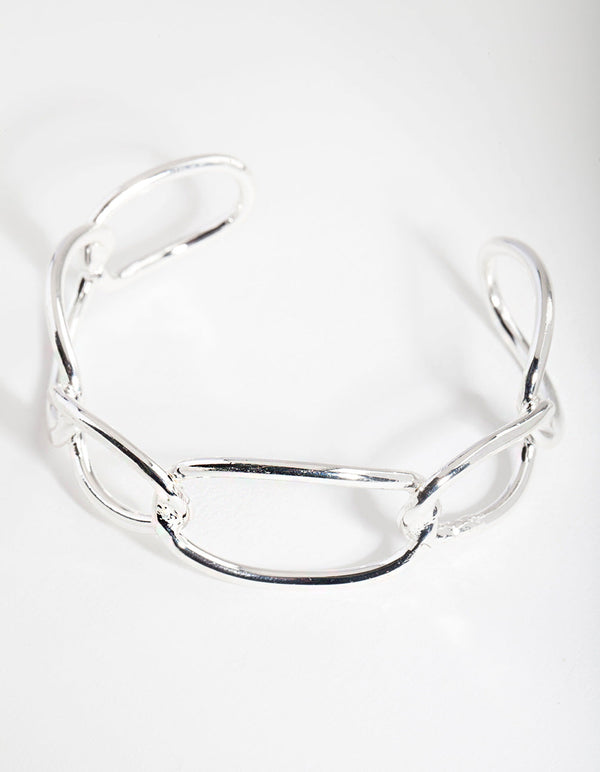 Silver Chain Link Bangle