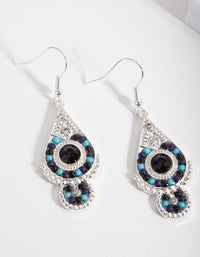 Blue Drop Earrings - link has visual effect only