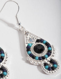 Blue Drop Earrings - link has visual effect only