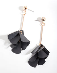 Black Sequin Cluster Earrings - link has visual effect only