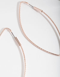 Rose Gold Textured Geometric Earrings - link has visual effect only