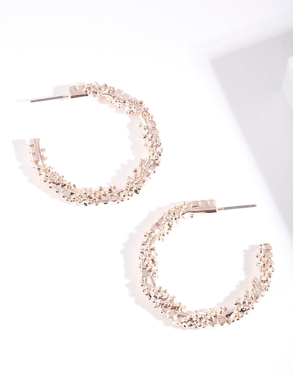 Rose Gold Hoop Earrings