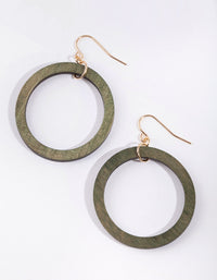 Open Circle Drop Earrings - link has visual effect only