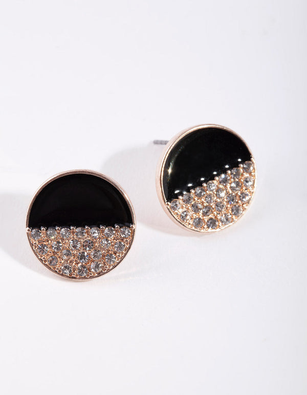 Rose Gold Stud Earrings