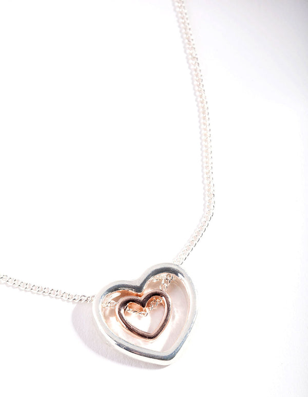 Rose Gold Heart Necklace