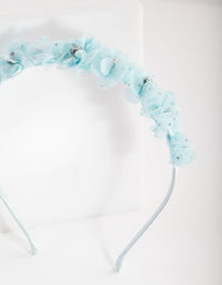 Blue Flower Kids Headband - link has visual effect only