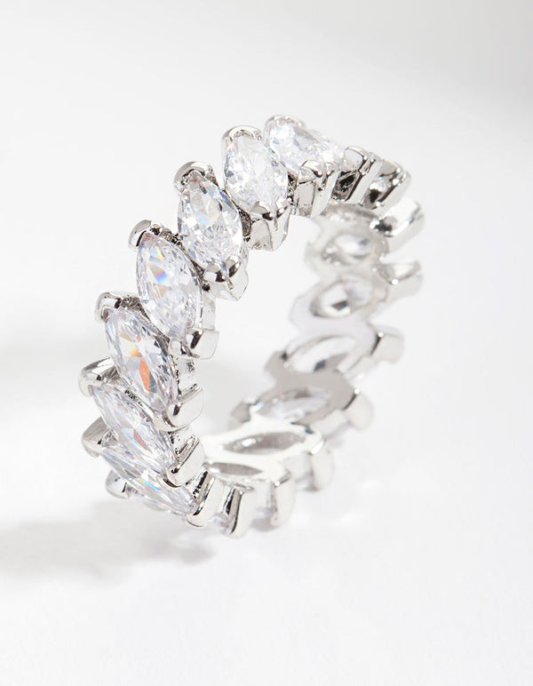 Silver Cubic Zirconia Ring