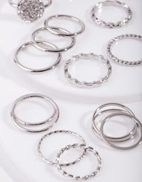 Rhodium Texture 21-Pack Rings - link has visual effect only