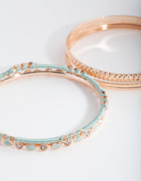 Blue Mixed Bangle Pack - link has visual effect only