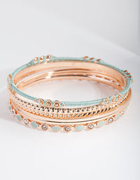 Blue Mixed Bangle Pack - link has visual effect only