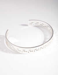Rhodium Thin Cuff Bracelet - link has visual effect only