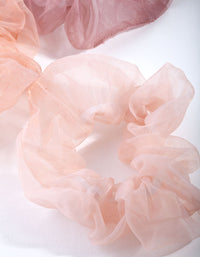Pink Organza Scrunchie 3 Pack - link has visual effect only