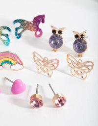 Kids Fairytale Stud Earring 6 Pack - link has visual effect only