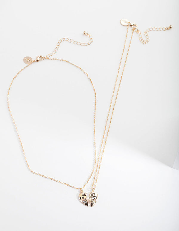 Kids Gold BFF Necklace