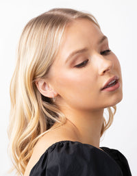 Sterling Silver Twisted Hoop Earrings - link has visual effect only