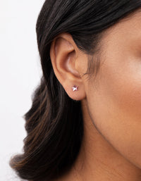 Sterling Silver Pink Star Earring Pack - link has visual effect only