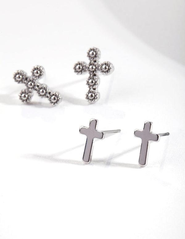 Silver Stud Pack Earring